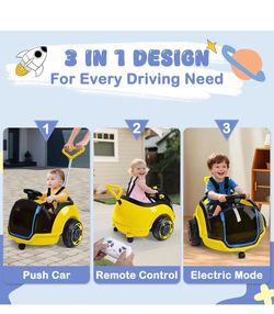 ANPABO 3-in-1 Electric Ride-On Push Car – Like New!