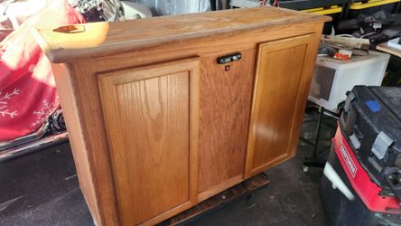Fish Aquarium  stand and hood n reef filter saltwater