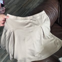 Khaki Girls Skorts