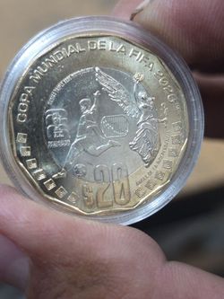 MONEDA 20$ PESOOS DEL MUNDIAL