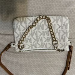 Michael Kors White Belt Bag