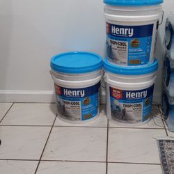 HENRY 887 Tropi-Cool  White 100%Silicone Roof Coating,,$250