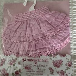 American Girl Love Shack Fancy Rosy Ruffles Billie Shirt 