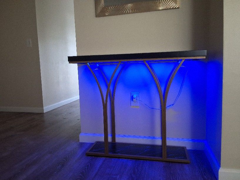 Console Table With Led Light