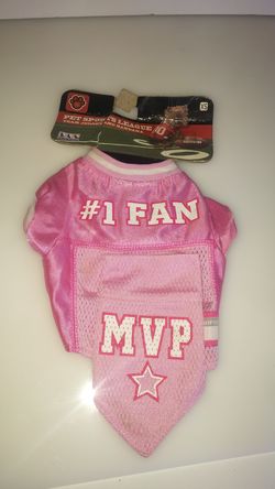 Small pet football jersey