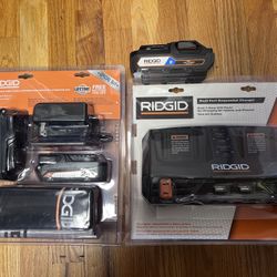 Assorted Ridgid Batteries 