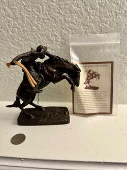 Frederic Remington "The Bronco Buster" Bronze Sculpture