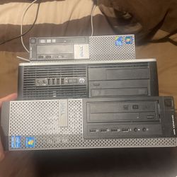 3x Computer Desktops 