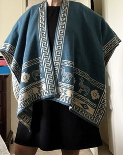 Ruana Peruana alpacas 🦙 Reversible