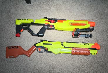 2 Nerf Rival Edge guns