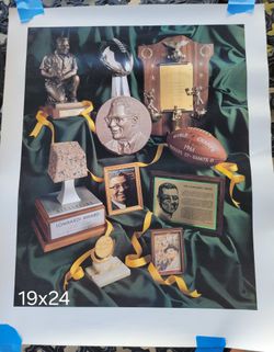 Vince Lombardi Poster, Greenbay Packers Rare