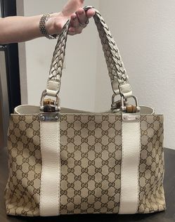 Gucci Bamboo Bar Tote Purse