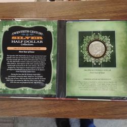 Twentieth Century Silver Half Dollar Collection, 1964 Silver JFK Half Dollar, First Year of Issue