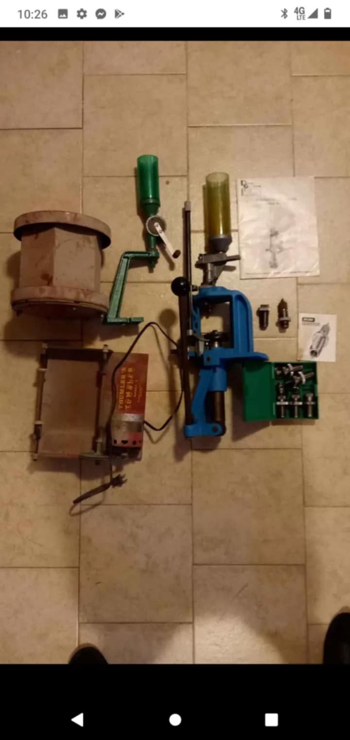 Vintage Dillon Precision Press R-L 450 With Extras