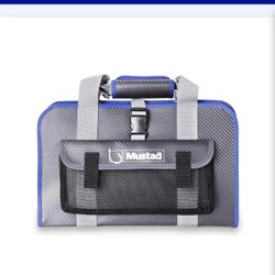 New with tags large mustad jig pouch for fishing 
