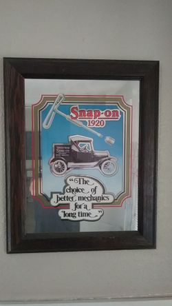 Vintage snap on mirrors