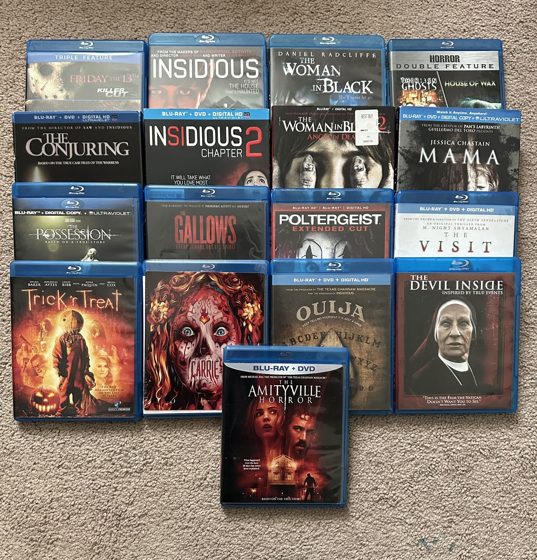 Horror Blu-ray Lot