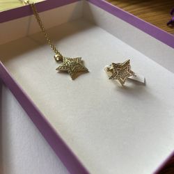 Star Necklace And Ring Combo