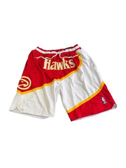 Just Don Atlanta Hawks Basketball Shorts Men’s Medium Made in USA 1(contact info removed) NBA