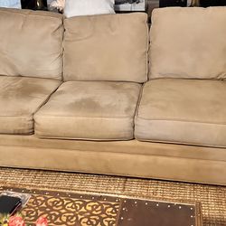 Sleeper Sofa Couch (3 Seats) And Loveseat (2seats)