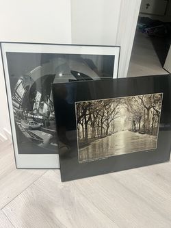 2 framed artwork