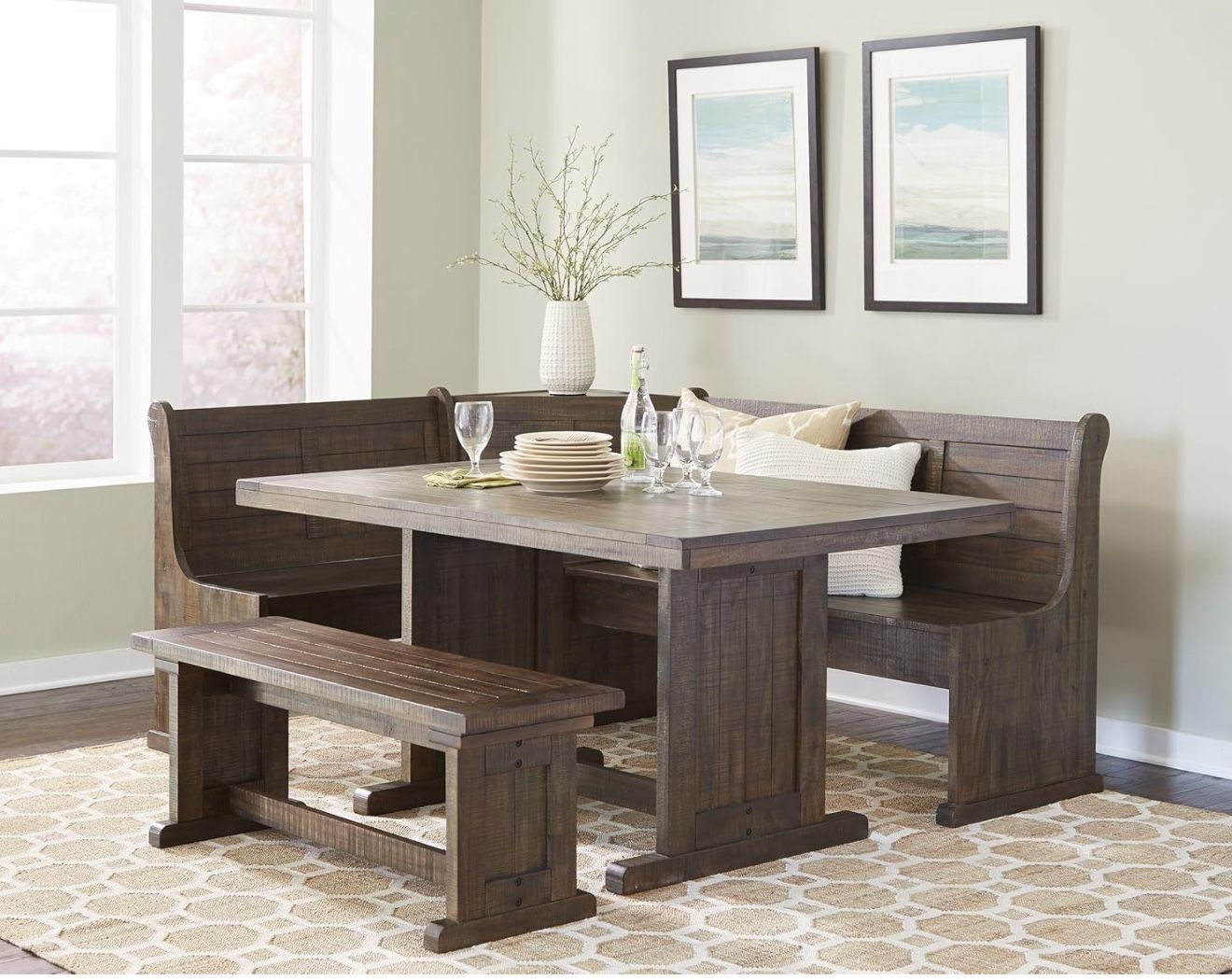 Corner Dining Table 