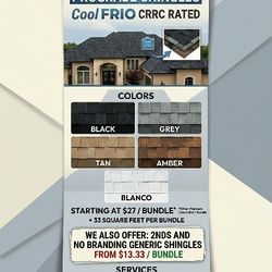 Roofing Shingles Cool Roof Frio