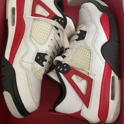 Red Cement Jordan 4s 