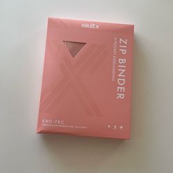 VAULTX EXO-TEC ZIP BINDER JUST PINK 4-POCKET