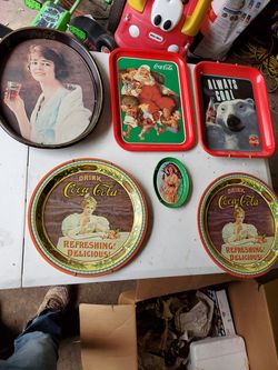 Old treads from coca cola collection