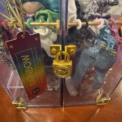 Four Rainbow High Dolls With Tons Of Accessories And Closet Chest