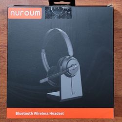 Nuroum Bluetooth Wireless Headset With Noise Canceling Mic