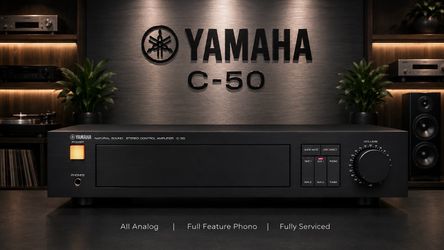 Yamaha C-50 - 2 Channel Preamplifier - Fully Serviced