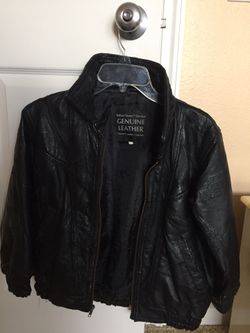 Leather jacket size small