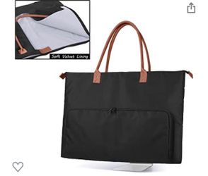 CURMIO Carrying Case Compatible with Apple 21.5" iMac Desktop Computer, Travel Tote Bag Protective Shoulder Bag with PU Leather Handle 