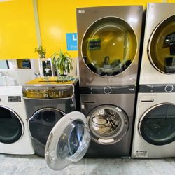 Lavadora Y Secadora De Gas Lg 11$ Down Payment 