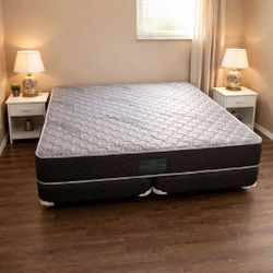 King Size Mattress 12” Inches Thick Plush Firm New From Factory Wrapped in Plastic Also -  Same Day Delivery 