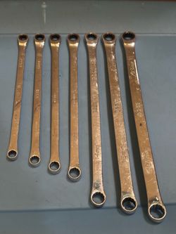 ICON Tools  Extra-Long Professional Metric Double Box Ratcheting Wrench, 7-Piece