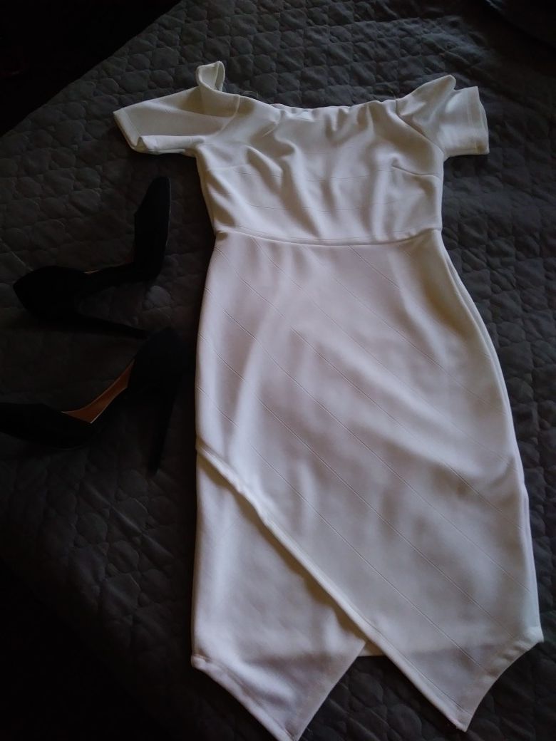 White deluxe dress