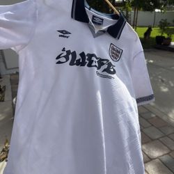 England Soccer Collard Shirt  