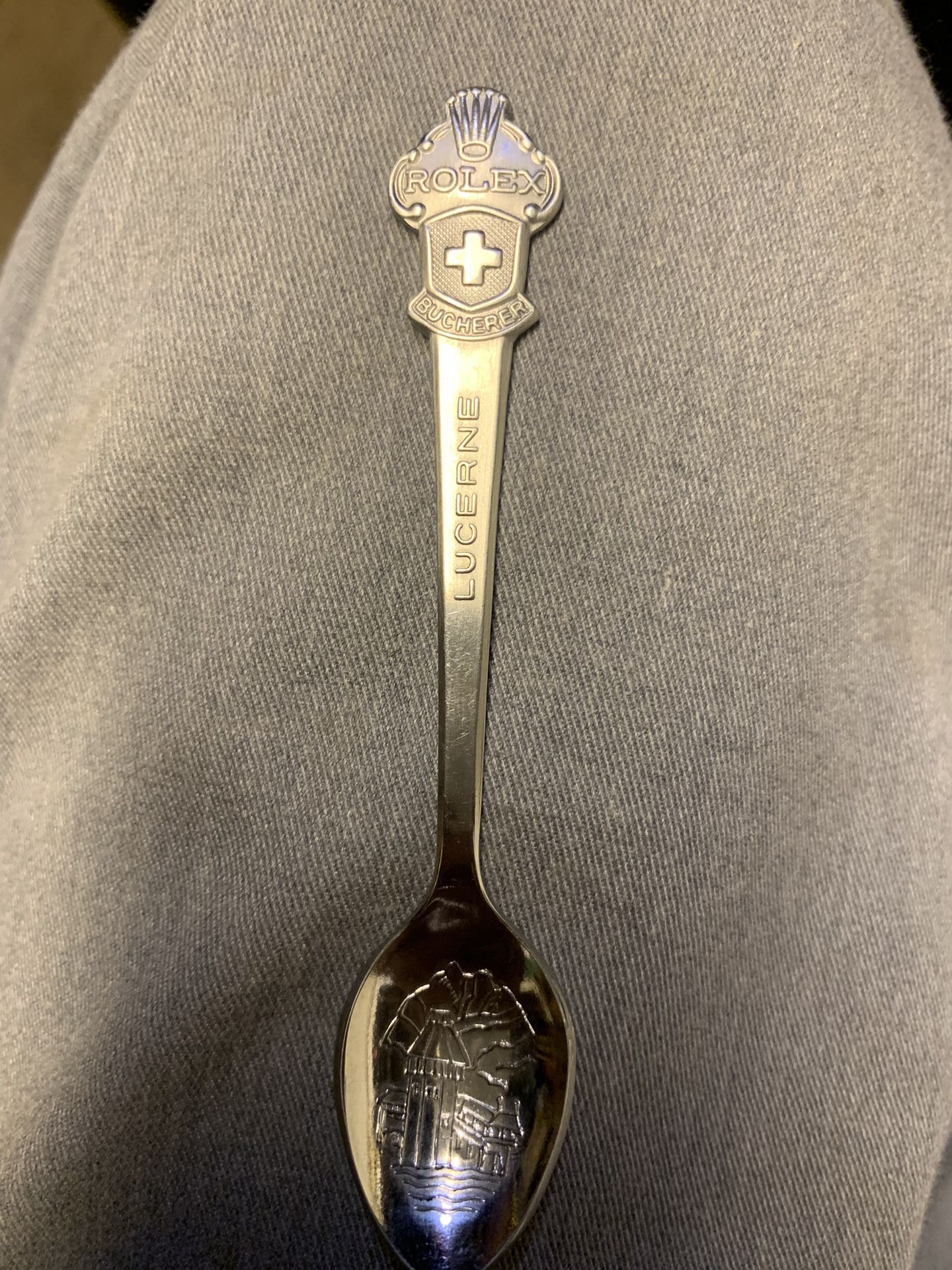 Rare Authentic ROLEX WATCH Collectible Silver Spoon