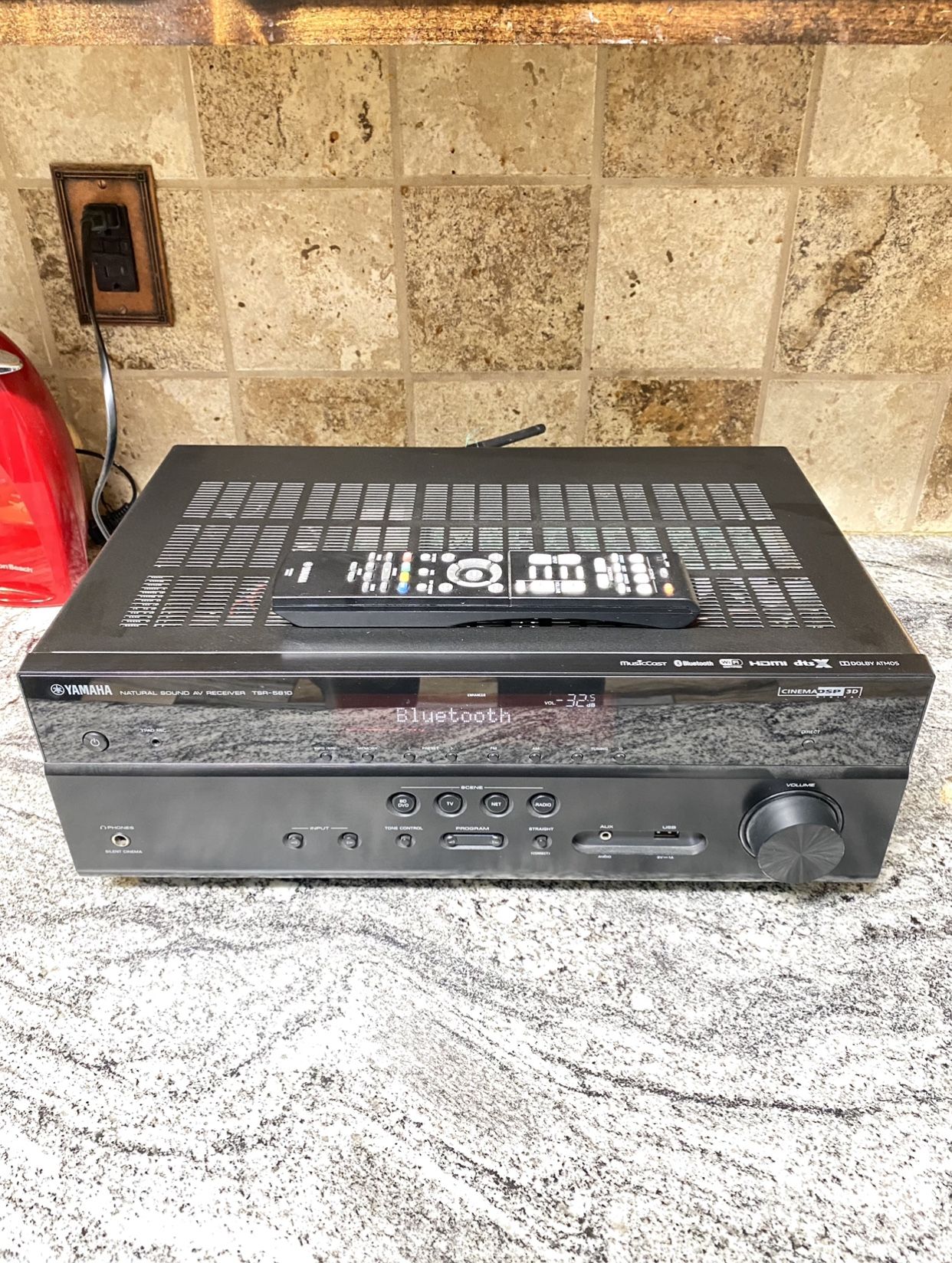 Yamaha TSR-5810 7.2-channel Network AV Receiver with Bluetooth and Wi-Fi Streaming Capabilities