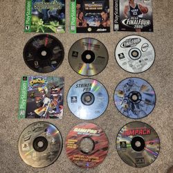 Vintage Sony Playstation Games