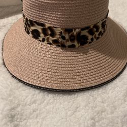 Zanzibar Pink Straw Bowler Hat