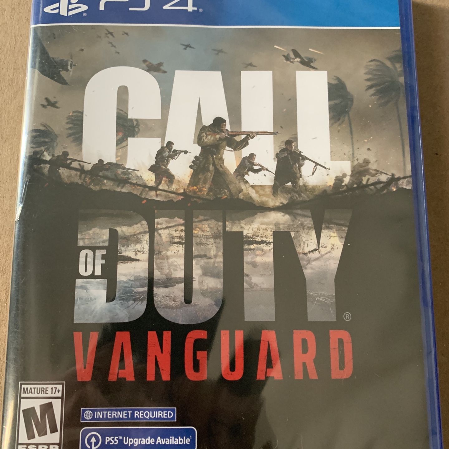PS4 COD Call of Duty Vanguard PlayStation 4 Factory Sealed - PS5 Upgrade US  New