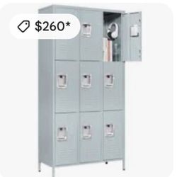 Metal Locker Employee Hook Industrial Steel Storage School Gym sport Office business daycare garage 