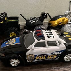 Lot Of 4 Kids Remote Control And Regular Car Toys
