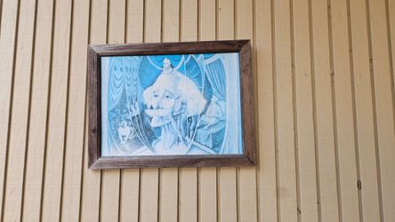 Diego Rivera Style Framed Art – Small Wall Decor