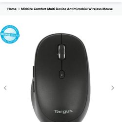 Midsize Comfort Multi-Device Antimicrobial Wireless Mouse MODEL NUMBER :AMB582GL