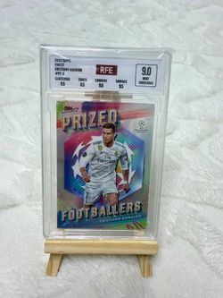 2024 Topps Finest Cristiano Ronaldo Prized Footballers #PF-3 RFE 9.0 Mint